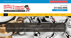 Desktop Screenshot of bedellplumbinginc.com